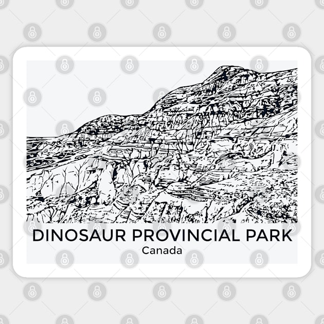 Dinosaur Provincial Park - Canada Sticker by Lakeric